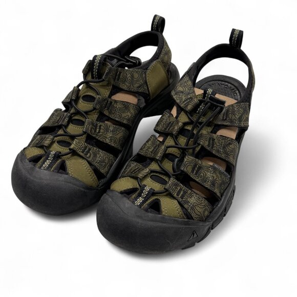 Keen Newport H2 Sandals Mens Size 8 – Olive Black – NEW‎ in Box